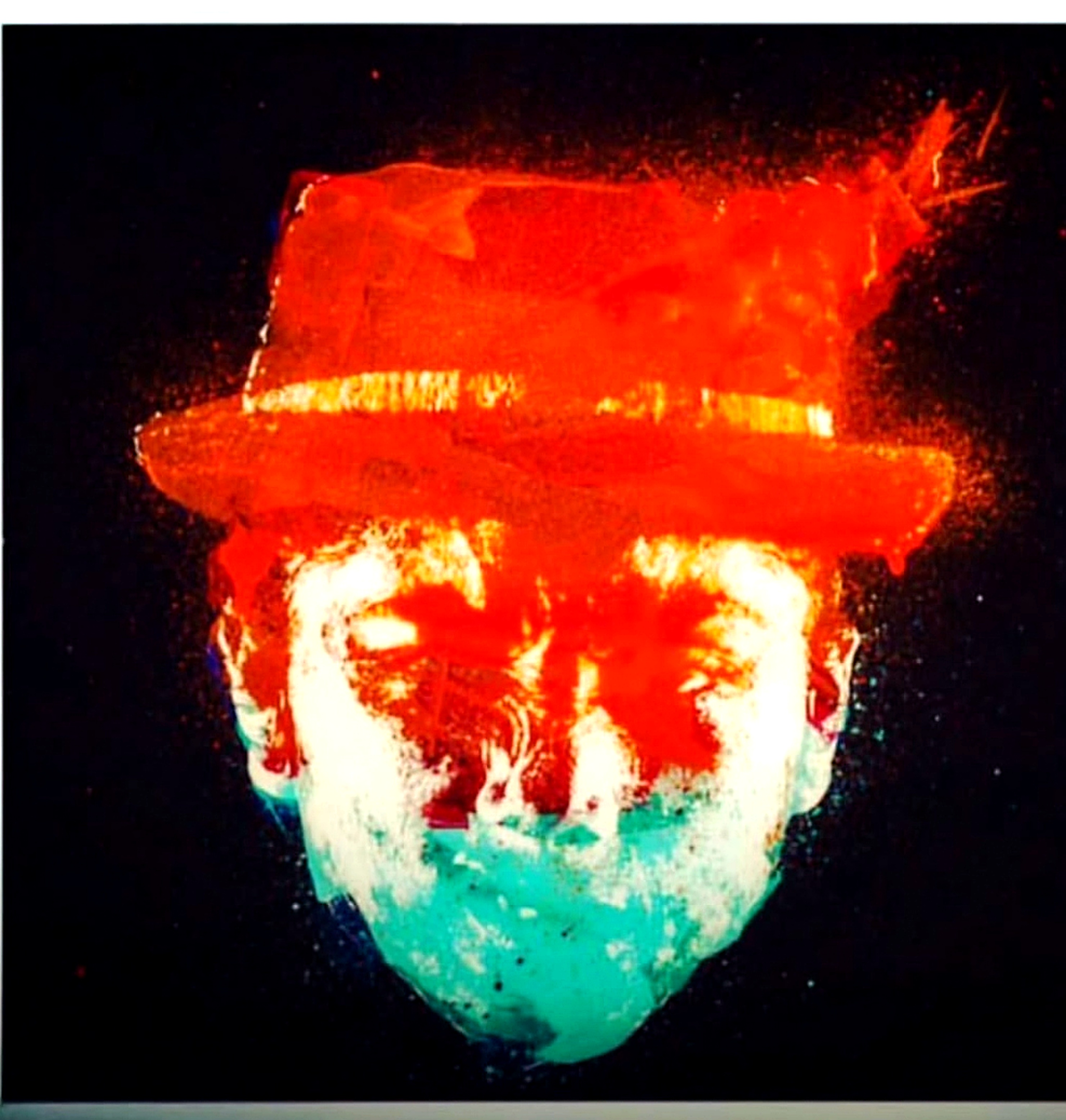 Askew — acrylic on plexi, portrait