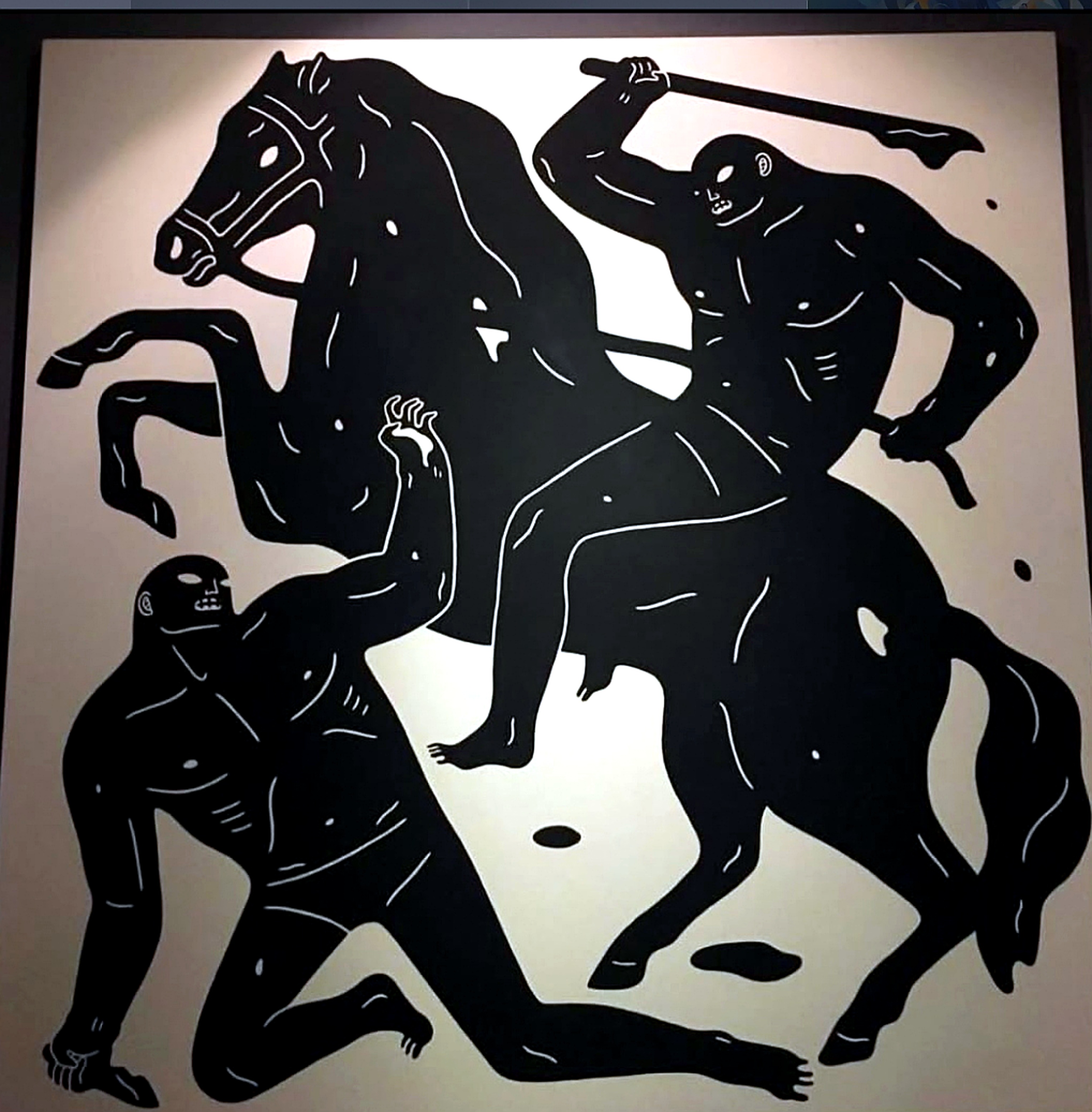 Cleon Peterson — Acrylic on canvas 65 x 65 inches