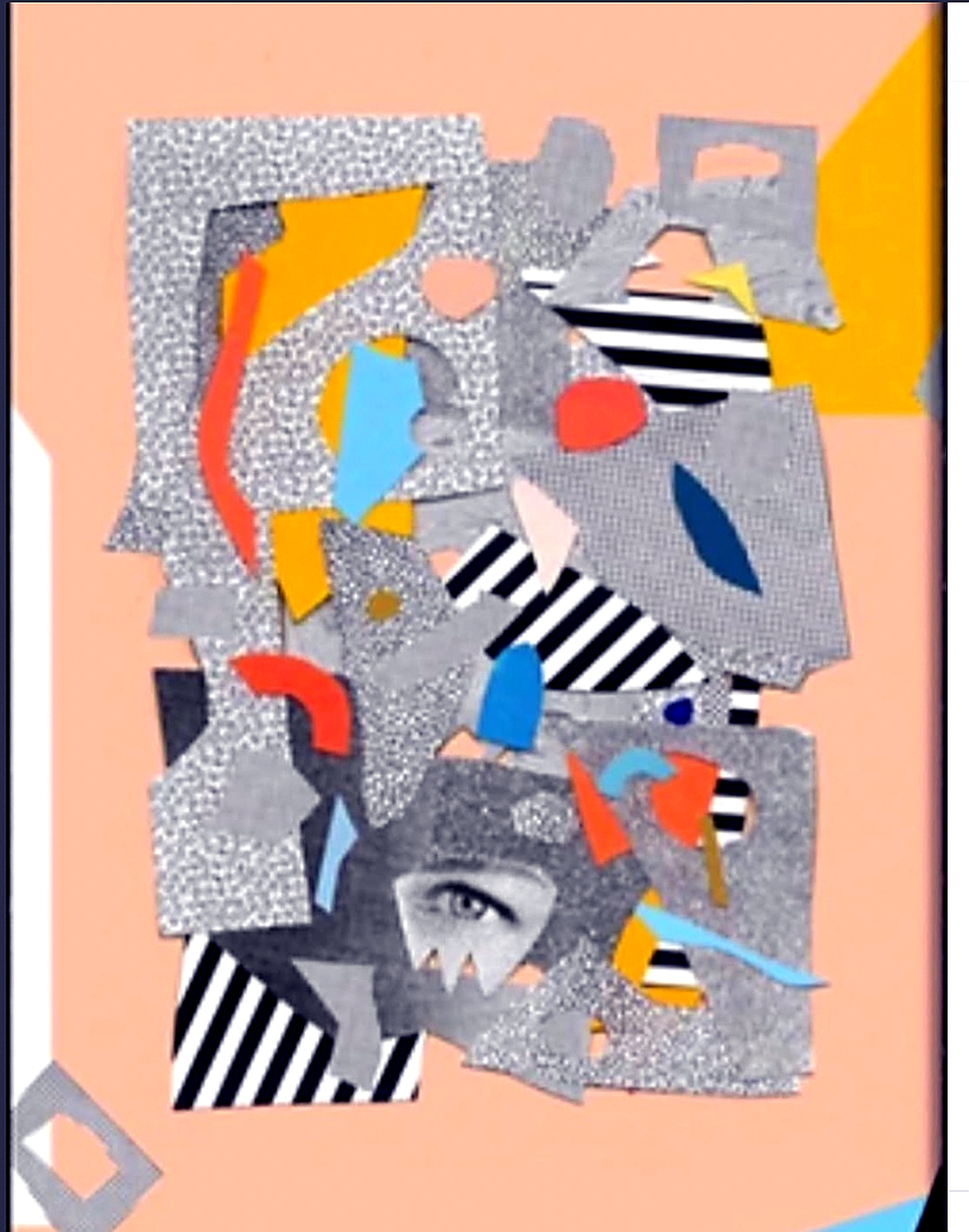Ellen Rutt — geometric collage print