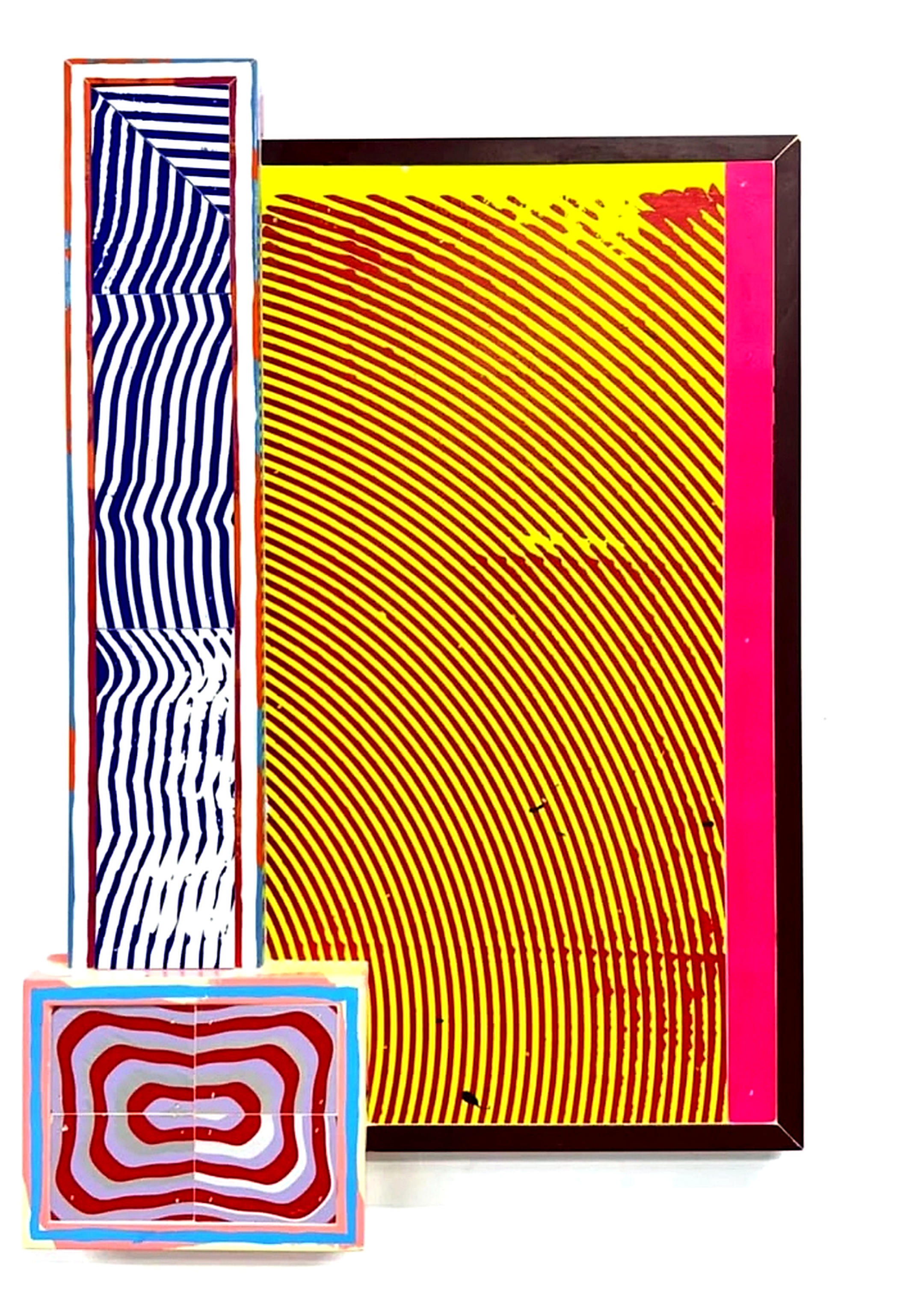Jason Revok — Op-art mixed media composition